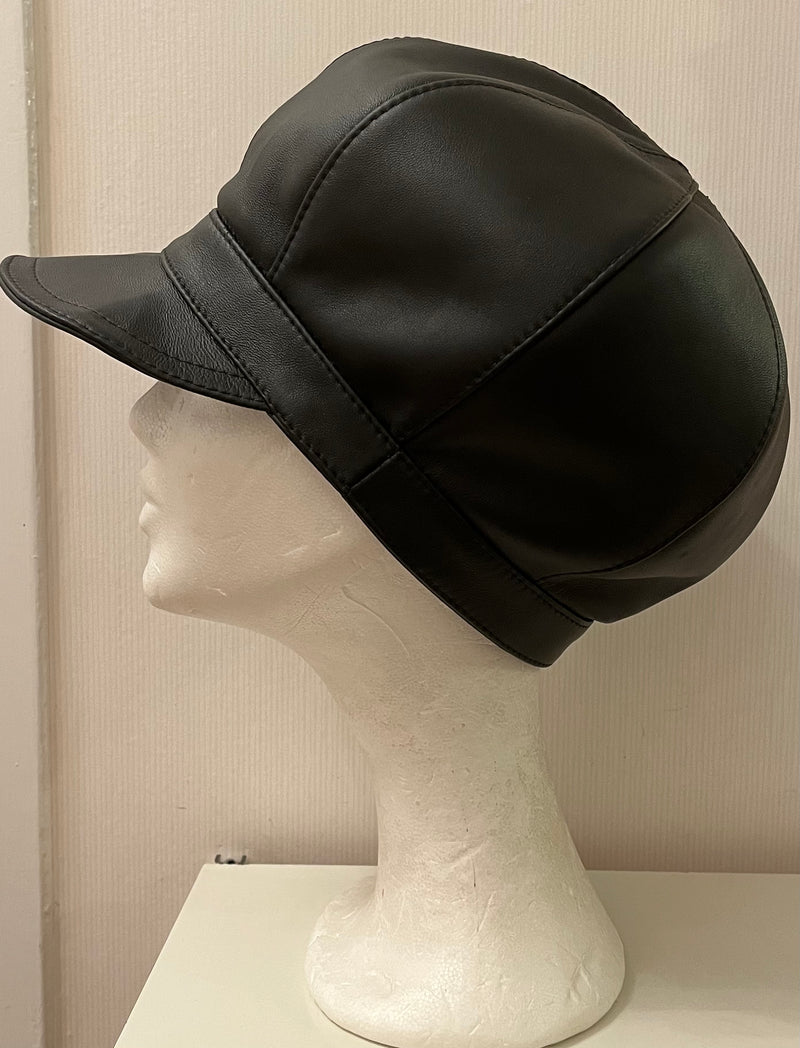 Leather cap