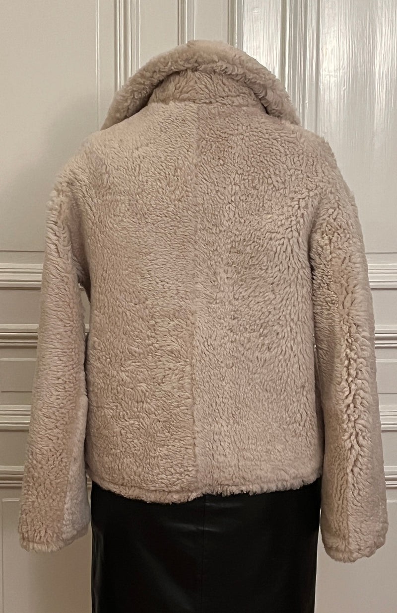 Sunny vändbar lammskinnsjacka