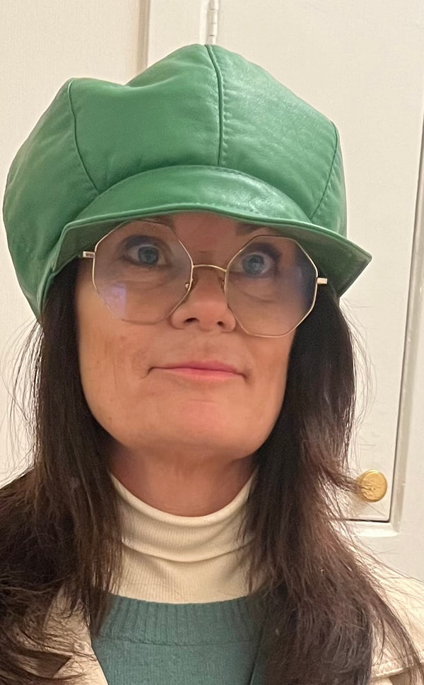 Leather cap