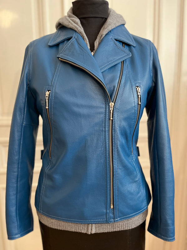 Leather jacket in finest lambskin