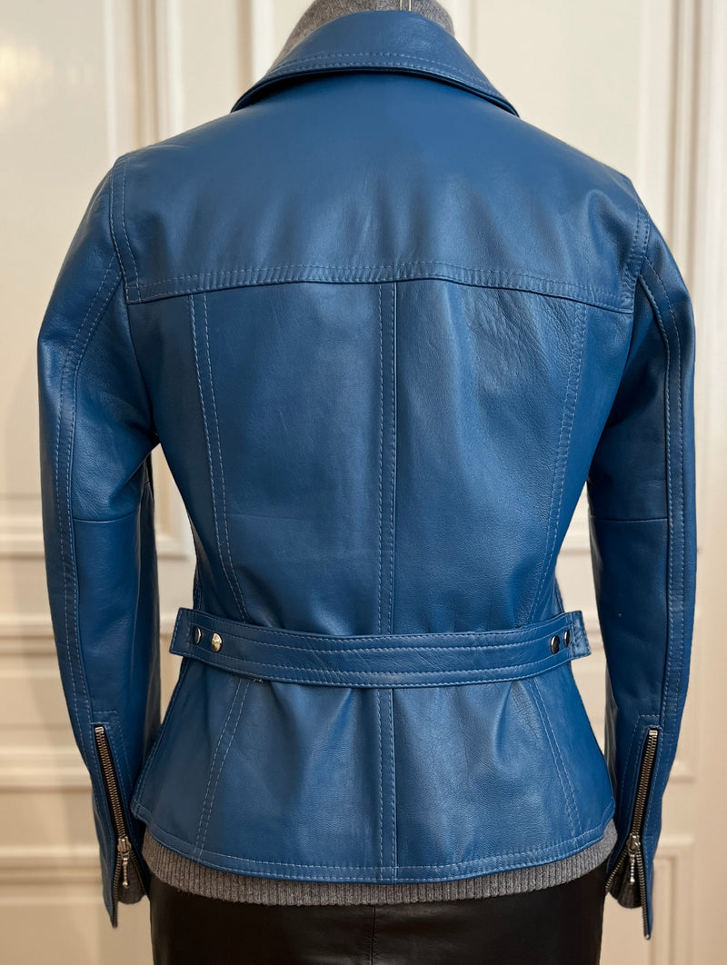 Leather jacket in finest lambskin