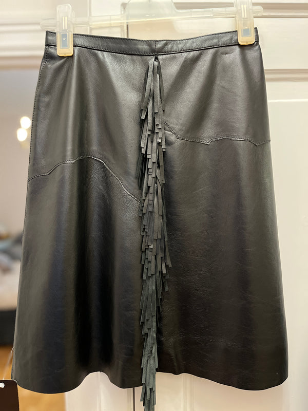 Skirt in finest lambskin