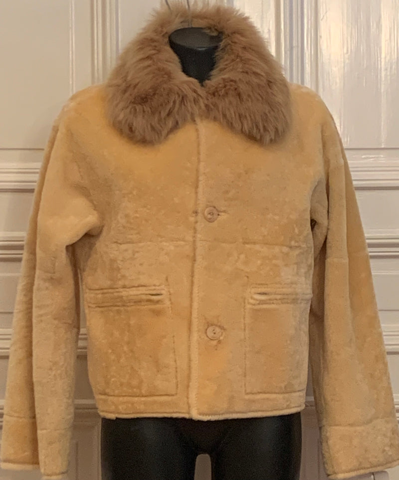 Sunny reversible lambskin jacket