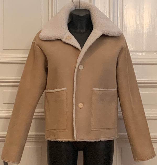 Sunny reversible lambskin jacket