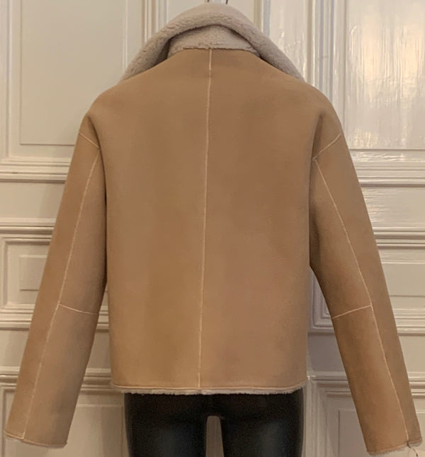 Sunny reversible lambskin jacket