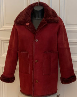 Sunny long reversible lambskin jacket