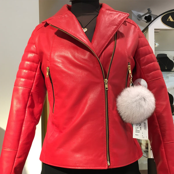 Leather jacket in finest lambskin