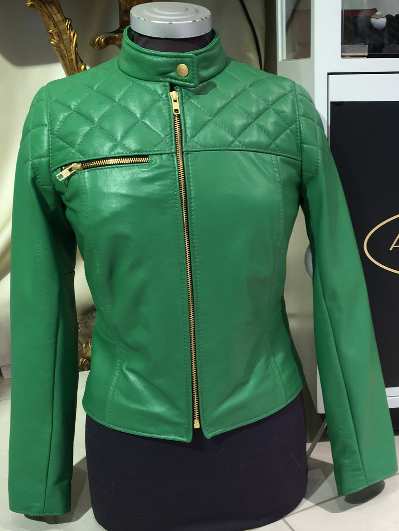 Biker jacket in finest lambskin