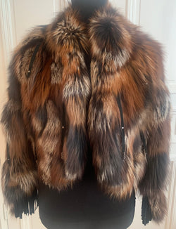 Fox Jacket with fringes and bounce