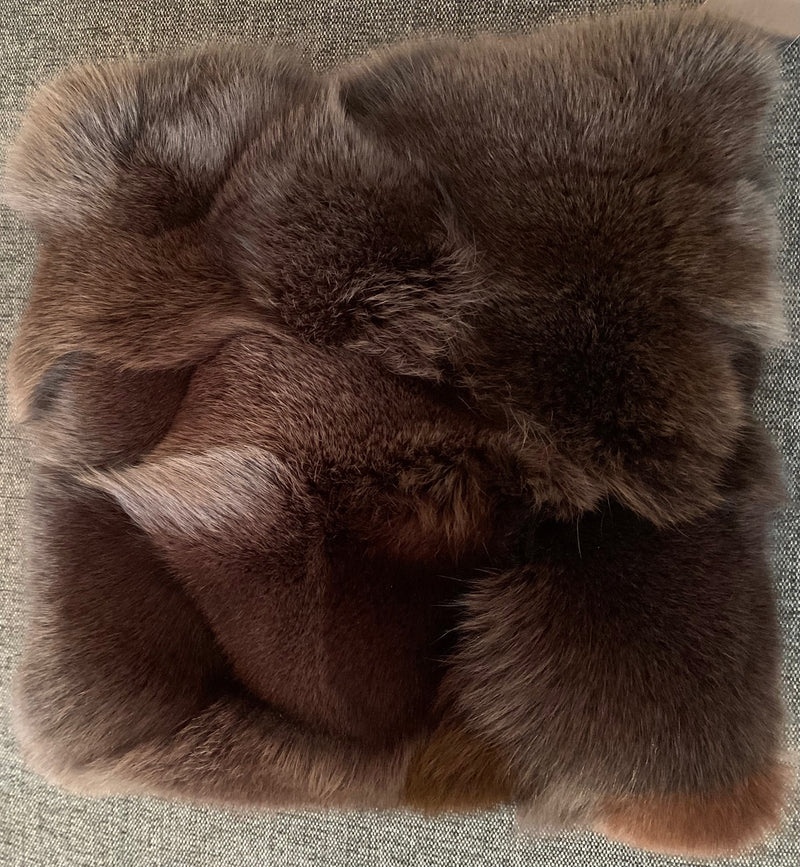 Foxskin pillow