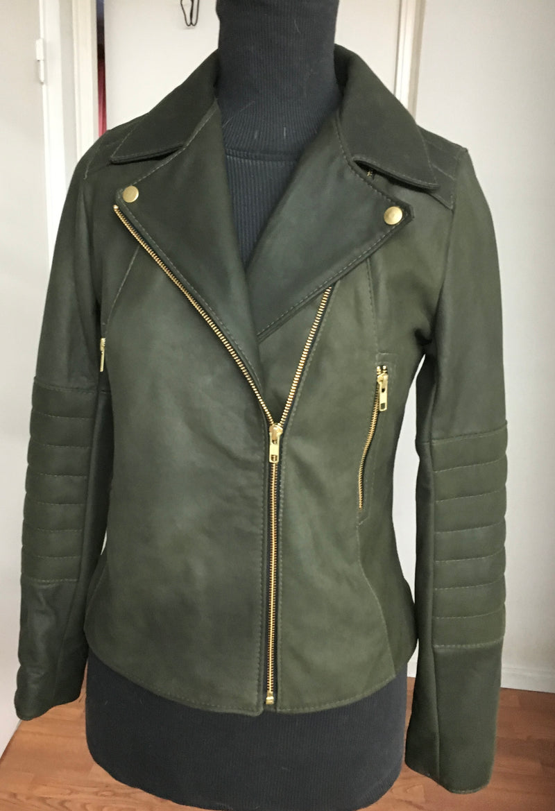 Leather jacket in finest lambskin
