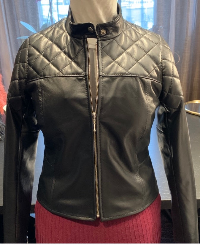 Biker jacket in finest lambskin