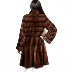 Mink Fur With The Skin Both Horizontally And Vertically